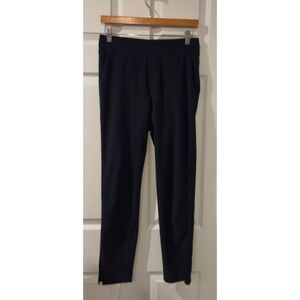 Athleta Brooklyn Ankle Pant Womens 2 Navy Blue Stretch Travel Work Pants